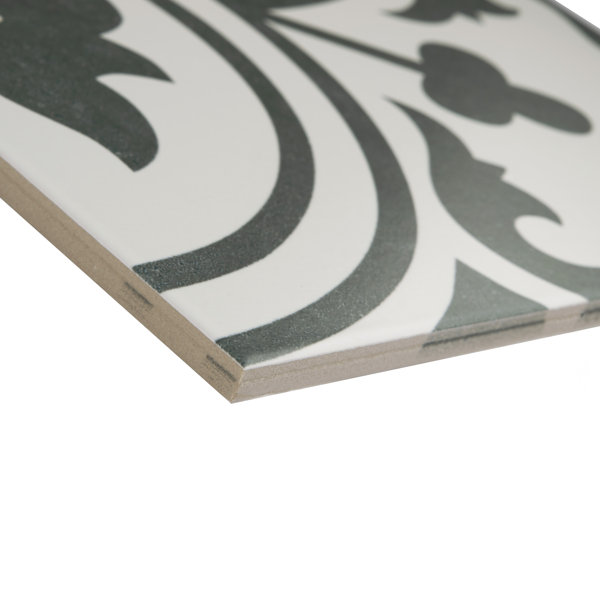 Merola Tile Arte 10" x 10" Porcelain Patterned Wall & Floor Tile